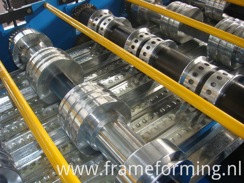  Steel floor deck roll forming machine